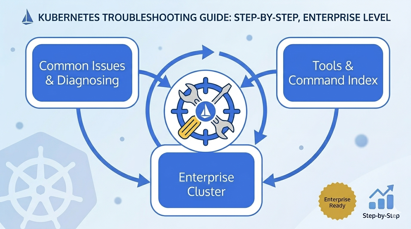Illustration of Kubernetes troubleshooting guide